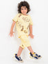 Simba Themed Cotton Short Set (Lemon Yellow)