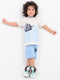 Captain Cool Cotton Short Set (Sail Blue)