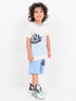 Captain Cool Cotton Short Set (Sail Blue)