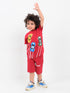 Little Champion Racer Cotton Short Set (Victory Red)