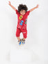 Little Champion Racer Cotton Short Set (Victory Red)