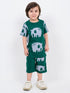 Elephant Themed Cotton Short Set (Castleton Green)
