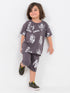 Oversized Mini Warrior Cotton Short Set (Battle Grey)