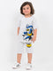 Oversized Batman Power Cotton Short Set (Grey)