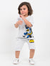 Oversized Batman Power Cotton Short Set (Grey)