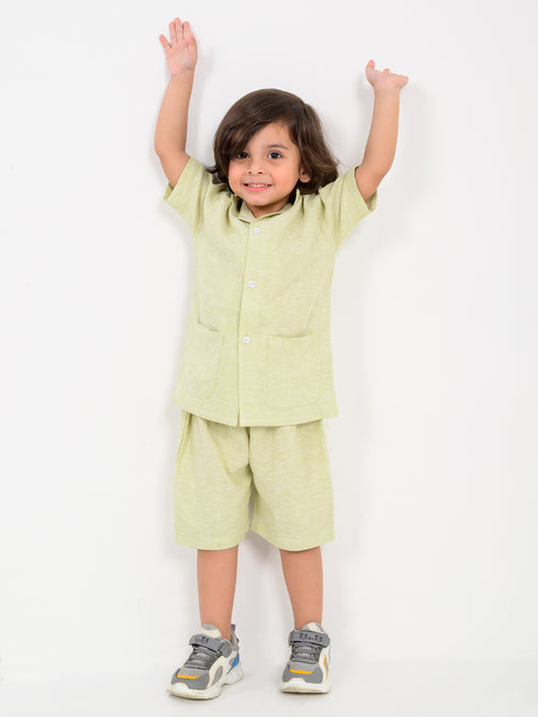 Irish Linen Set (Pastel Green)