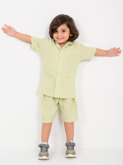 Irish Linen Set (Pastel Green)