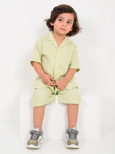 Irish Linen Set (Pastel Green)