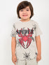 Spider Themed Cotton Short Set (Bavarian Cream)
