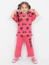 Barbie Themed Cotton Trouser Set (Deep Chestnut)