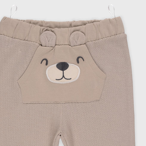French Terry Bear Trouser (Brown)