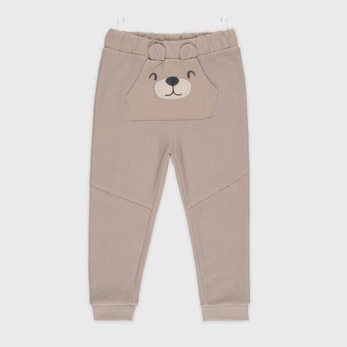 French Terry Bear Trouser (Brown)