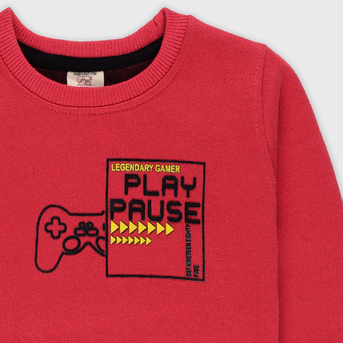 Gamer Fleece Sweatshirt (Red)