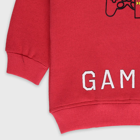 Gamer Fleece Sweatshirt (Red)