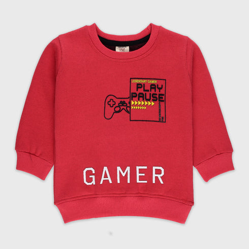 Gamer Fleece Sweatshirt (Red)