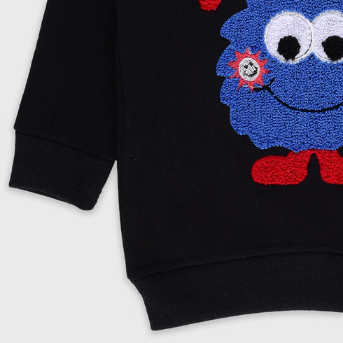 Sesame Street Fleece Sweatshirt (Black)
