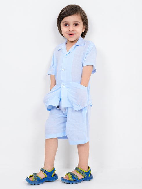 Irish Linen Set (Columbia Blue)