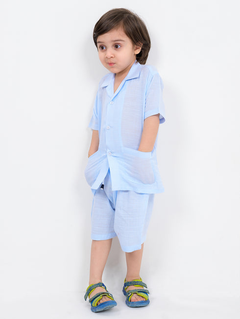 Irish Linen Set (Columbia Blue)