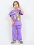 Disney Princess Cotton Trouser Set (Purple)