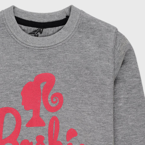 Barbie Fleece Tracksuit (Grey)