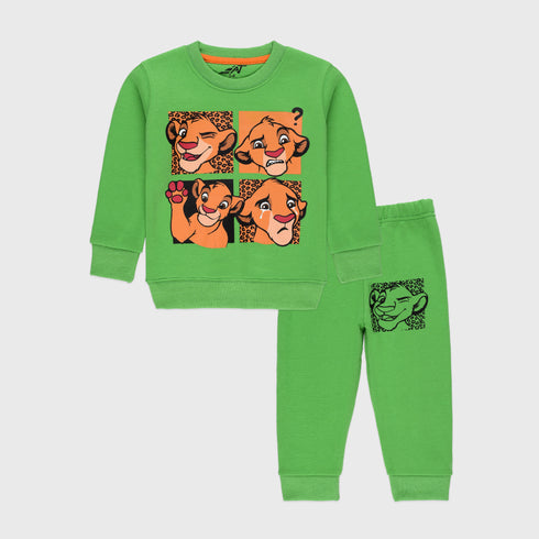Lion King Fleece Tracksuit (Green)