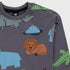 Animals Printed Terry Sweatshirt (Grey)