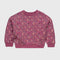 Floral Fleece Sweatshirt (Pink)