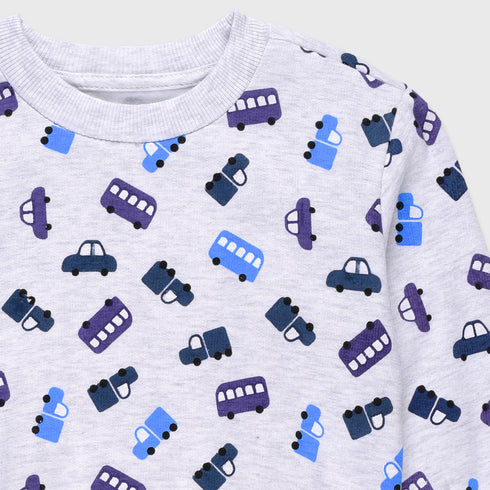 Cars Allover Fleece Sweatshirt (Grey)