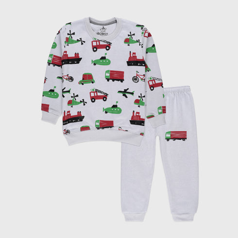 Transportation Terry Tracksuit (Grey)