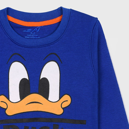 Duck Fleece Tracksuit (Dark Blue)