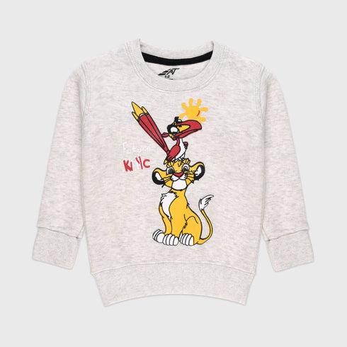 Simba Fleece Tracksuit (Light Grey)