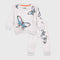 Butterflies Fleece Tracksuit (Grey)