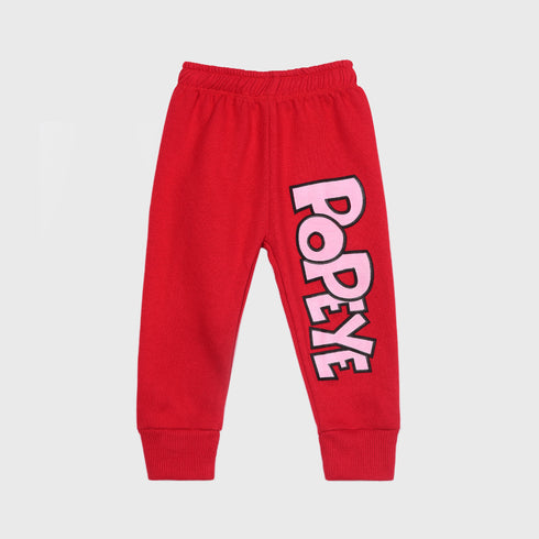 Popeye Fleece Tracksuit (Red)