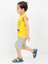 Little King Sando Short Short Set (Yellow & Grey)