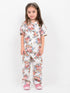 Spring Hug Imported Linen Set (Floral White)