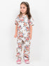 Spring Hug Imported Linen Set (Floral White)