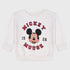 Mango Mickey Fleece Sweatshirt (White)