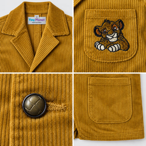 Royal Scribble Imported Corduroy Blazer (Mustard)