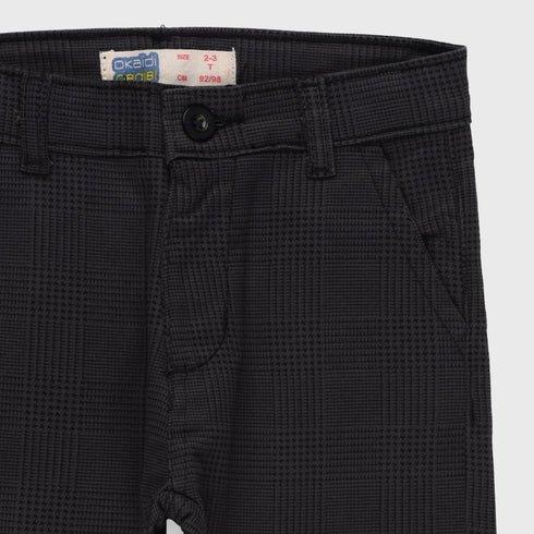 Stretchable Textured Cotton Pants