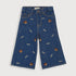 Bear Embossed Denim Jeans (Dark Blue)