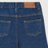 Bear Embossed Denim Jeans (Dark Blue)