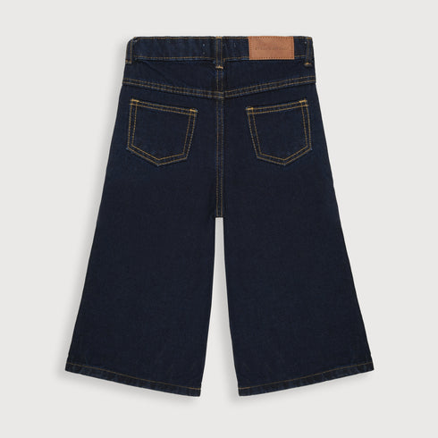 Bear Embossed Denim Jeans (Midnight Blue)