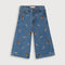 Bear Embossed Denim Jeans (Blue)