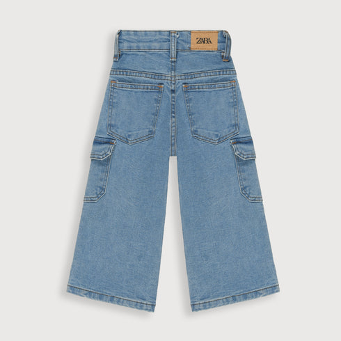 Playday Denim Cargo Jeans (Classic Blue)