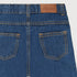 Kitty Embossed Denim Jeans (Dark Blue)
