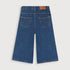Kitty Embossed Denim Jeans (Dark Blue)