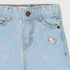 Kitty Embossed Denim Jeans (Light Blue)