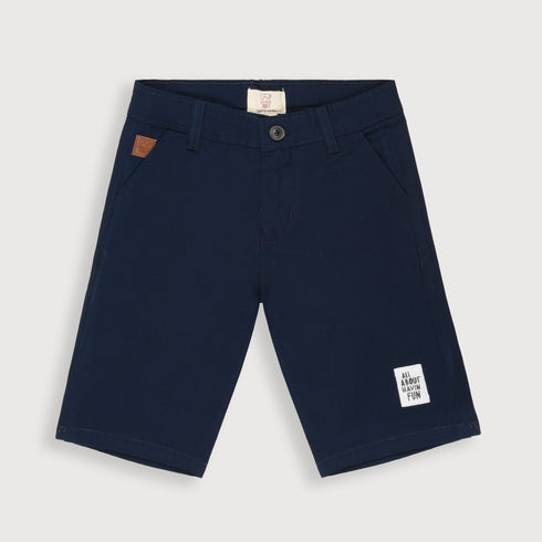 Imported Cotton Voyager Short (Navy Blue)