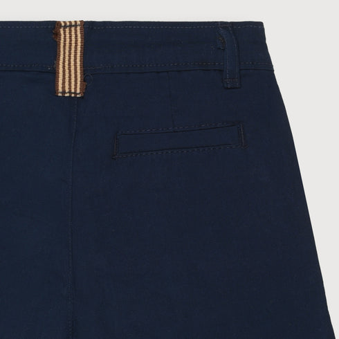 Imported Cotton Voyager Short (Navy Blue)