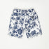 Imported Cotton Floral Short (White/Navy)